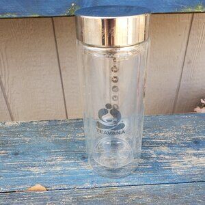 Teavana Double Walled Glass Tea Infuser With Lid 16oz Stainless Steel Strainer